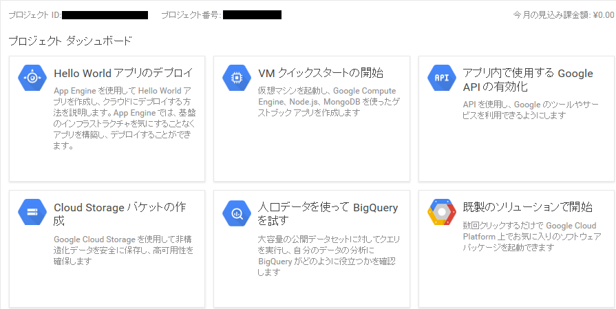 プロジェクト・ダッシュボード