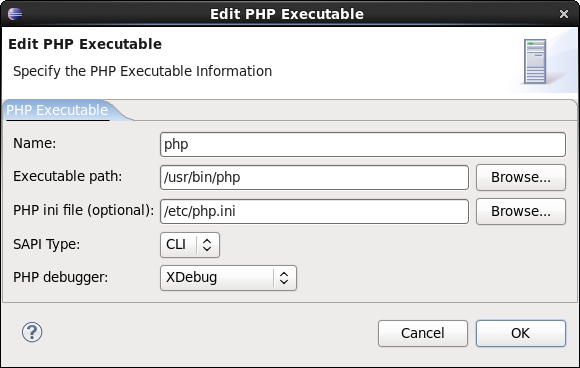 Edit PHP Executables