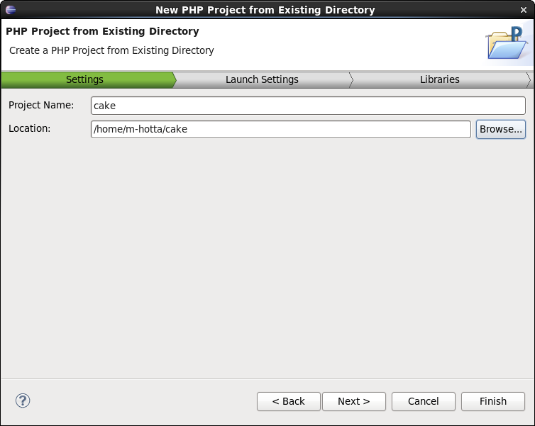 New Local PHP Project